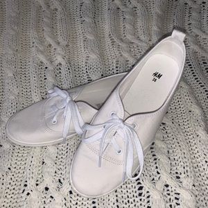 White H&M shoes
